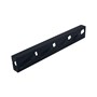 Ezi-Slat Louvred Mid Rail Suit 75mm Blades 9mm Spacing Dark Stone 2400mm L