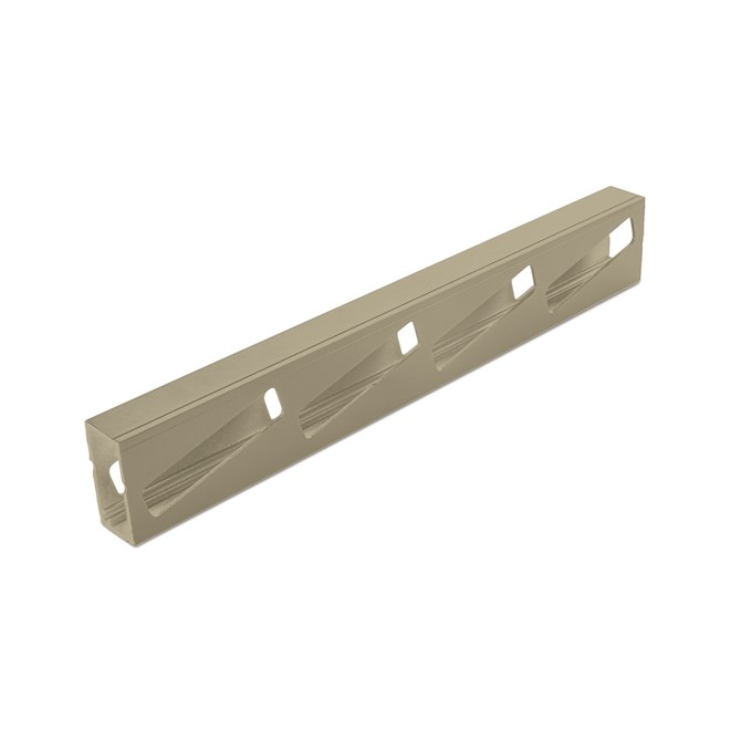 Ezi-Slat Louvred Mid Rail Suit 75mm Blades 9mm Spacing Merino 2400mm L