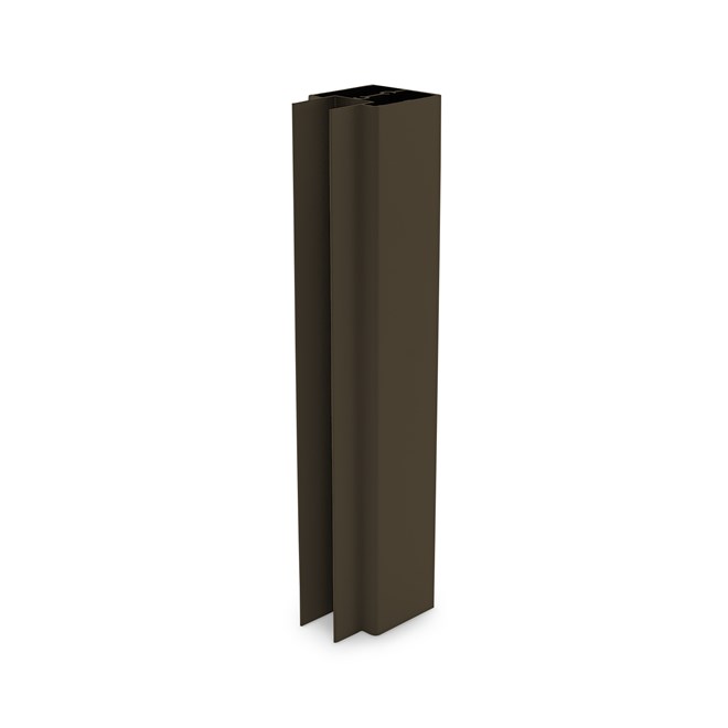 Ezi-Slat Post 1 Way 72x51mm Ironbark 2400mm L