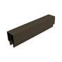 Ezi-Slat Post 1 Way 72x51mm Ironbark 2400mm L