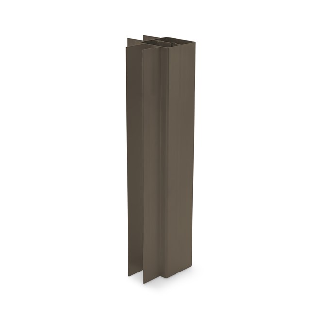 Ezi-Slat Post Corner 81x81mm Banyan Brown 2400mm L
