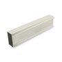 Ezi-Slat Rectangular Cap 70x47mm Off White 5000mm L