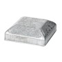 75mm Square Galvanised Steel Post Cap