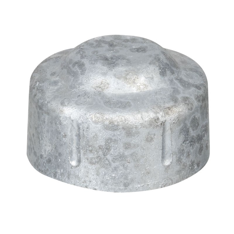 32mm Round Galvanised Steel Post Cap