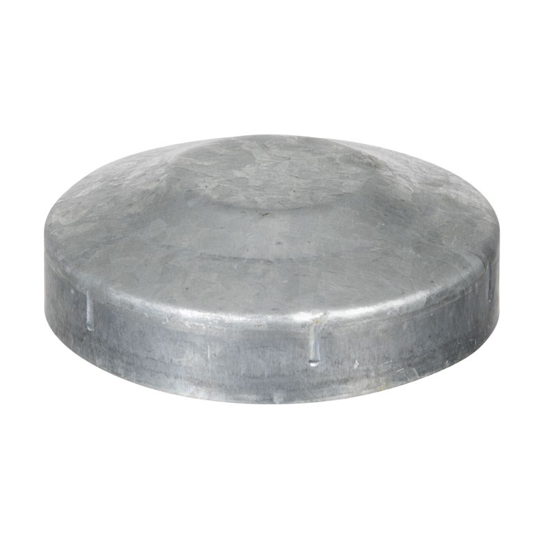100mm Round Galvanised Steel Post Cap