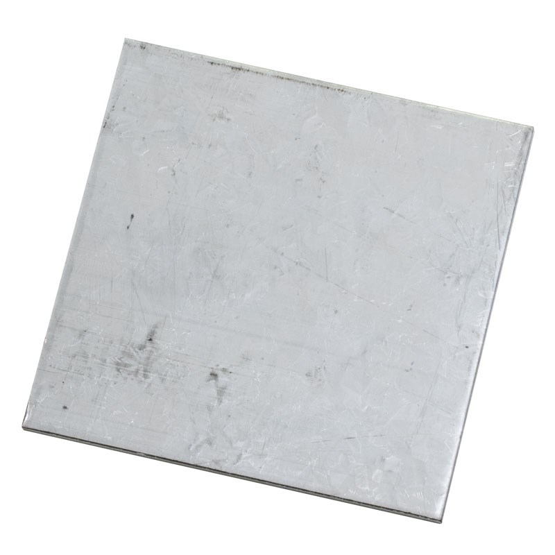 98 x 98 x 2.5mm Galvanised Square Plate