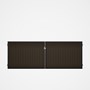 Good Neighbour® CGI Gate Premium .35 BMT Double 1.2m High Sheet: Banyan Brown, Frame: Ebony