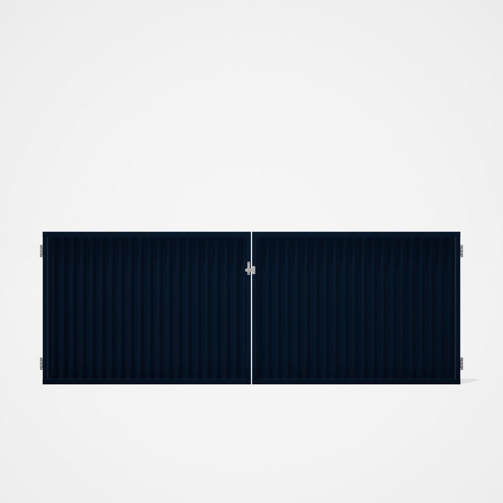 Good Neighbour® CGI Gate Premium .35 BMT Double 1.2m High Sheet: Mountain Blue, Frame: Mountain Blue