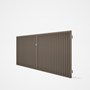 Good Neighbour® CGI Gate Premium .35 BMT Double 1.5m High Sheet: Beige, Frame: Beige