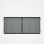 Good Neighbour® CGI Gate Premium .35 BMT Double 1.5m High Sheet: Gull Grey, Frame: Ebony