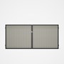 Good Neighbour® CGI Gate Premium .35 BMT Double 1.5m High Sheet: Off White, Frame: Ebony