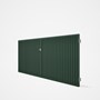 Good Neighbour® CGI Gate Premium .35 BMT Double 1.5m High Sheet: Rivergum, Frame: Rivergum