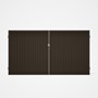 Good Neighbour® CGI Gate Premium .35 BMT Double 1.8m High Sheet: Banyan Brown, Frame: Banyan Brown