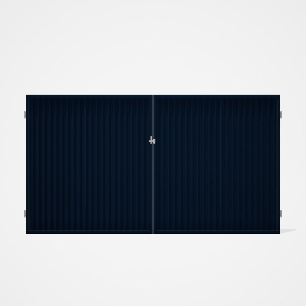 Good Neighbour® CGI Gate Premium .35 BMT Double 1.8m High Sheet: Mountain Blue, Frame: Mountain Blue