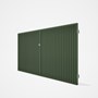 Good Neighbour® CGI Gate Premium .35 BMT Double 1.8m High Sheet: Mist Green, Frame: Mist Green