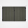 Good Neighbour® CGI Gate Premium .35 BMT Double 2.1m High Sheet: Marsh, Frame: Ebony
