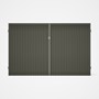 Good Neighbour® CGI Gate Premium .35 BMT Double 2.1m High Sheet: Marsh, Frame: Marsh