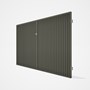 Good Neighbour® CGI Gate Premium .35 BMT Double 2.1m High Sheet: Marsh, Frame: Marsh