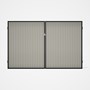 Good Neighbour® CGI Gate Premium .35 BMT Double 2.1m High Sheet: Off White, Frame: Ebony