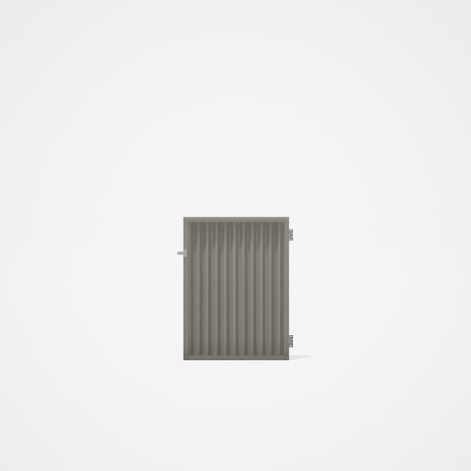 Good Neighbour® CGI Gate Premium .35 BMT Single 1.2m High Sheet: Birch, Frame: Birch