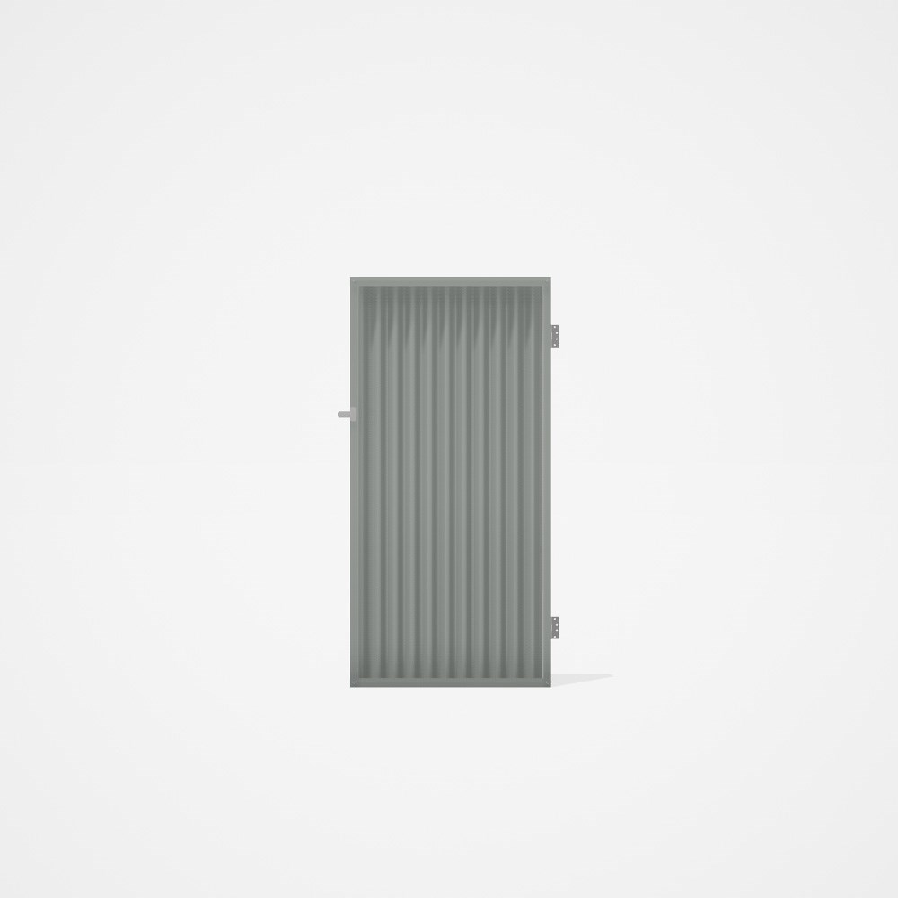 Good Neighbour® CGI Gate Premium .35 BMT Single 1.8m High Sheet: Gull Grey, Frame: Gull Grey