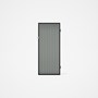Good Neighbour® CGI Gate Premium .35 BMT Single 2.1m High Sheet: Gull Grey, Frame: Ebony