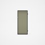 Good Neighbour® CGI Gate Premium .35 BMT Single 2.1m High Sheet: Moss Vale Sand, Frame: Ebony