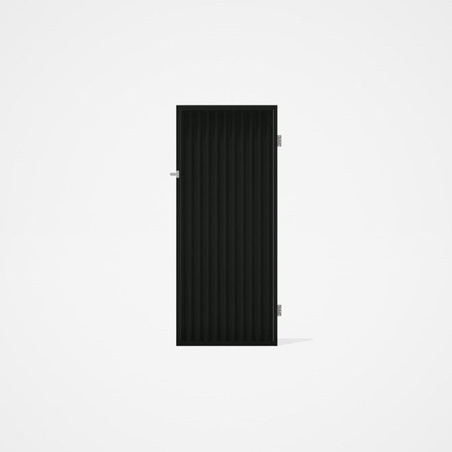 Good Neighbour® CGI Gate Premium .35 BMT Single 2.1m High Sheet: Slate Grey, Frame: Slate Grey