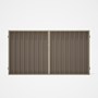 Good Neighbour® Superdek® Double Gate Standard .32 BMT 1.8m High Sheet: Beige, Frame: Merino