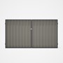 Good Neighbour® Superdek® Double Gate Standard .32 BMT 1.8m High Sheet: Birch, Frame: Granite