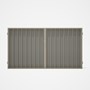 Good Neighbour® Superdek® Double Gate Standard .32 BMT 1.8m High Sheet: Birch, Frame: Merino