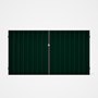 Good Neighbour® Superdek® Double Gate Standard .32 BMT 1.8m High Sheet: Caulfield Green, Frame: Slat