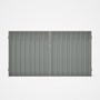 Good Neighbour® Superdek® Double Gate Standard .32 BMT 1.8m High Sheet: Gull Grey, Frame: Birch