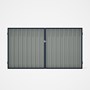 Good Neighbour® Superdek® Double Gate Standard .32 BMT 1.8m High Sheet: Gull Grey, Frame: Mountain B