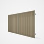 Good Neighbour® Superdek® Double Gate Standard .32 BMT 1.8m High Sheet: Merino, Frame: Moss Vale San