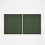 Good Neighbour® Superdek® Double Gate Standard .32 BMT 1.8m High Sheet: Mist Green, Frame: Gull Grey