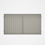 Good Neighbour® Superdek® Double Gate Standard .32 BMT 1.8m High Sheet: Off White, Frame: Birch