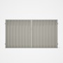 Good Neighbour® Superdek® Double Gate Standard .32 BMT 1.8m High Sheet: Off White, Frame: Off White