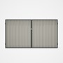 Good Neighbour® Superdek® Double Gate Standard .32 BMT 1.8m High Sheet: Off White, Frame: Slate Grey