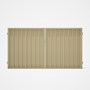 Good Neighbour® Superdek® Double Gate Standard .32 BMT 1.8m High Sheet: Primrose, Frame: Primrose