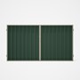 Good Neighbour® Superdek® Double Gate Standard .32 BMT 1.8m High Sheet: Rivergum, Frame: Moss Vale S