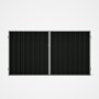 Good Neighbour® Superdek® Double Gate Standard .32 BMT 1.8m High Sheet: Slate Grey, Frame: Gull Grey