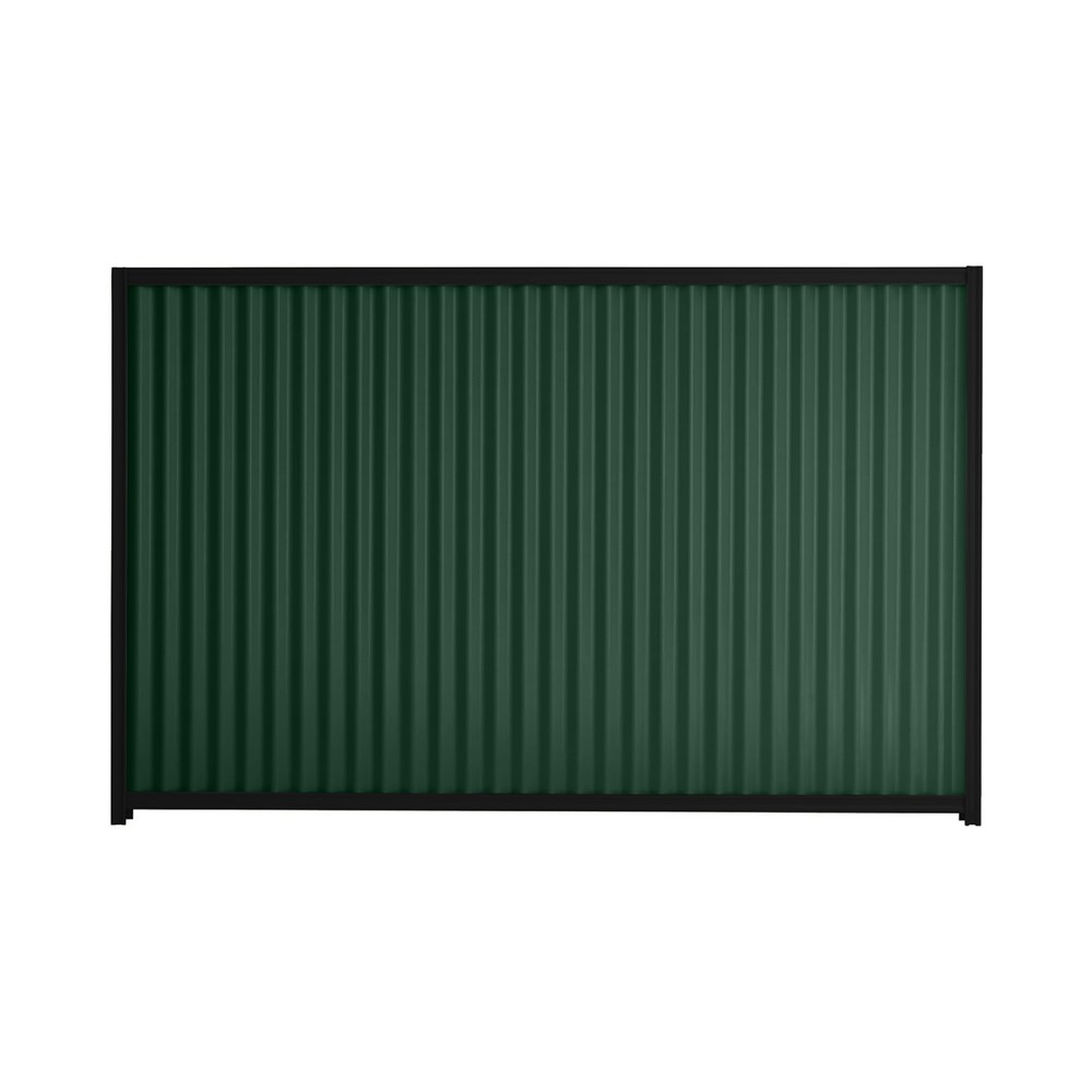 Good Neighbour® CGI 1200mm High Fence Panel Sheet: Caulfield Green, Post/Track: Ebony
