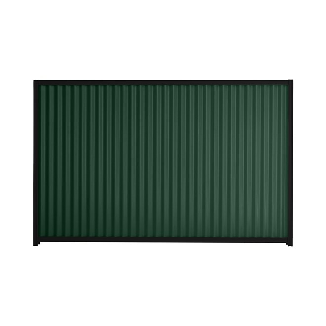 Good Neighbour® CGI 1200mm High Fence Panel Sheet: Caulfield Green, Post/Track: Ebony