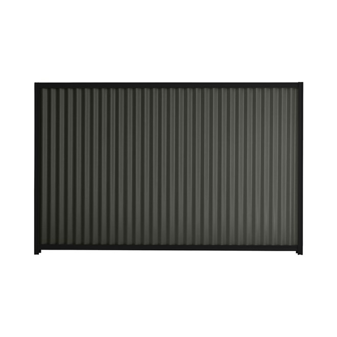 Good Neighbour® CGI 1200mm High Fence Panel Sheet: Slate Grey, Post/Track: Ebony