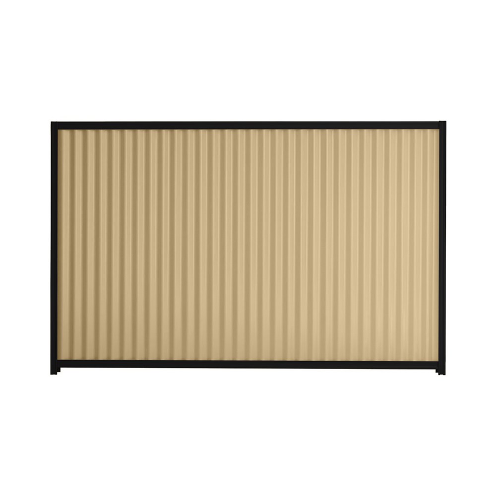 Good Neighbour® CGI 1200mm High Fence Panel Sheet: Wheat, Post/Track: Ebony