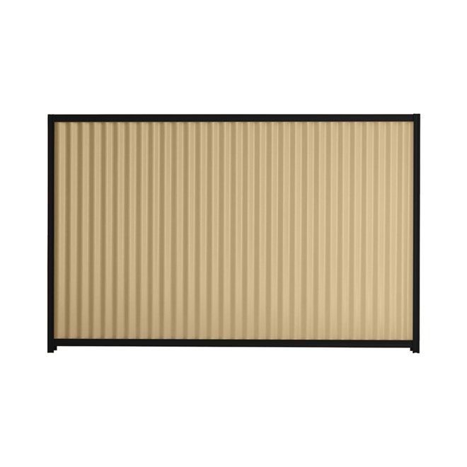 Good Neighbour® CGI 1200mm High Fence Panel Sheet: Wheat, Post/Track: Ebony