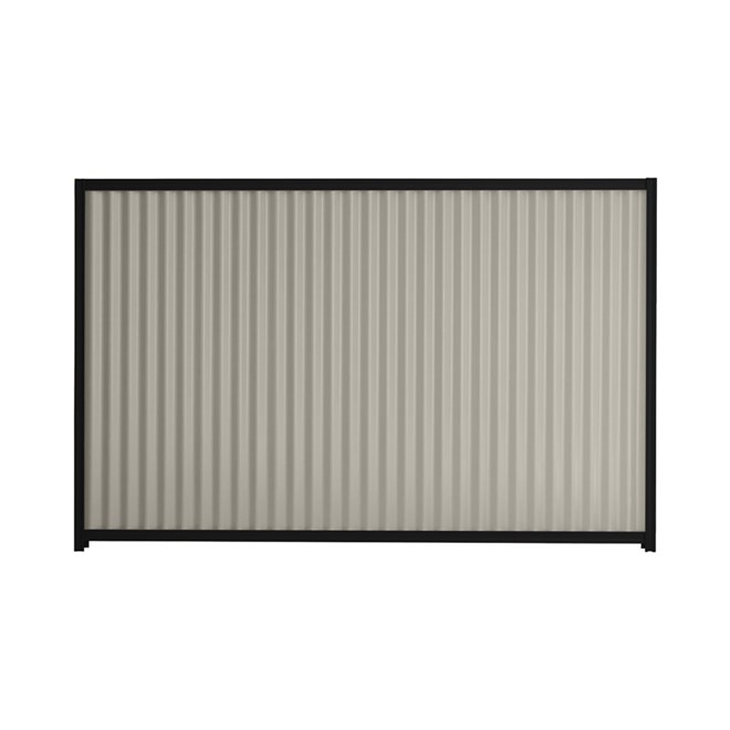 Good Neighbour® CGI 1500mm High Fence Panel Sheet: Birch, Post/Track: Ebony