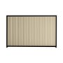 Good Neighbour® CGI 1500mm High Fence Panel Sheet: Merino, Post/Track: Ebony