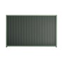 Good Neighbour CGI 1500mm High Fence Panel Sheet: Slate Grey, Post/Track: Mist Green